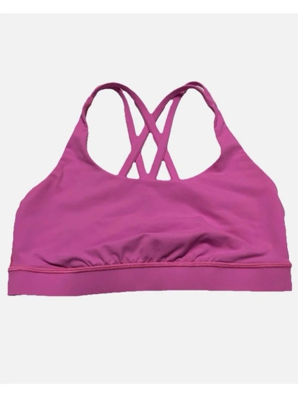 Lululemon Energy Bra Magenta Pink Luxtreme Gym Yoga Workout Sports Bra Size 8